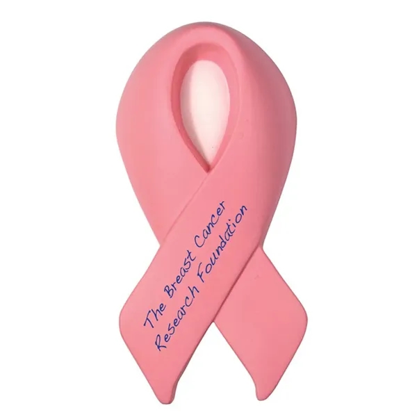 Awareness ribbon shaped stress reliever made of polyurethane foam.... from ASI 34415 Alpi International LTD