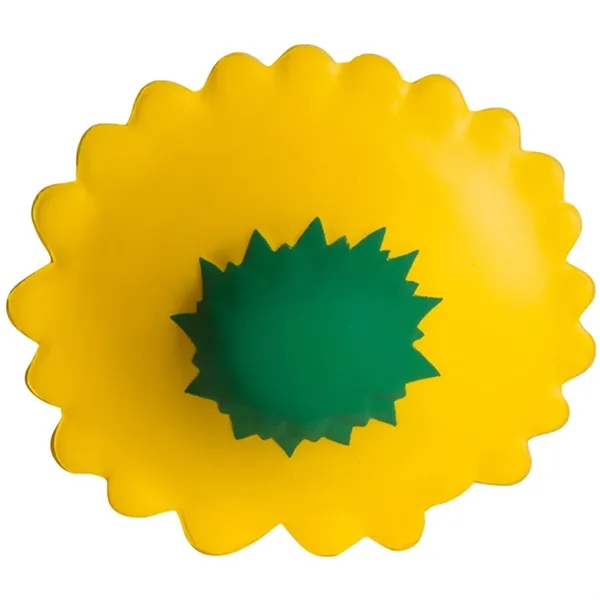 3.5" x 3.5" yellow daisy stress reliever made of polyurethane foam.... from ASI 34415 Alpi International LTD
