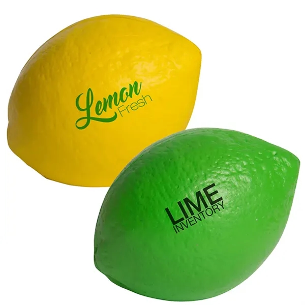Lemon and lime shaped stress relievers.... from ASI 34415 Alpi International LTD