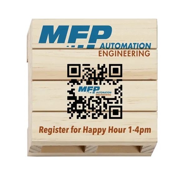 Made to resemble miniature wooden pallets, these coasters are both sturdy... from ASI 59080 Halls & Company