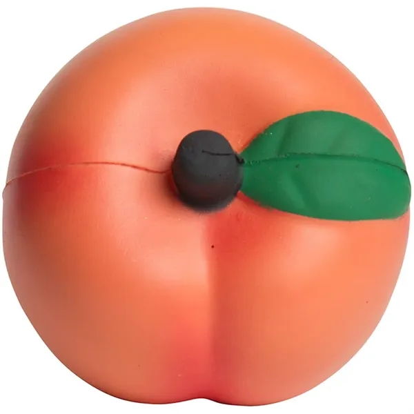 2.5" x 2.5" peach shaped stress reliever.... from ASI 34415 Alpi International LTD