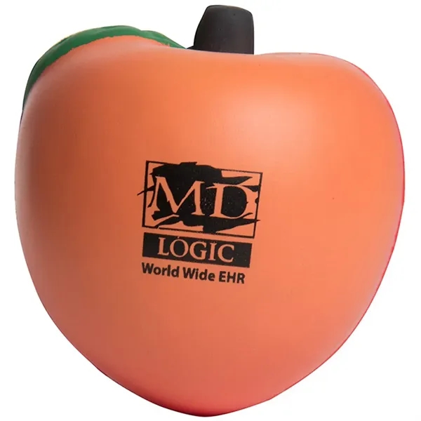 2.5" x 2.5" peach shaped stress reliever.... from ASI 34415 Alpi International LTD