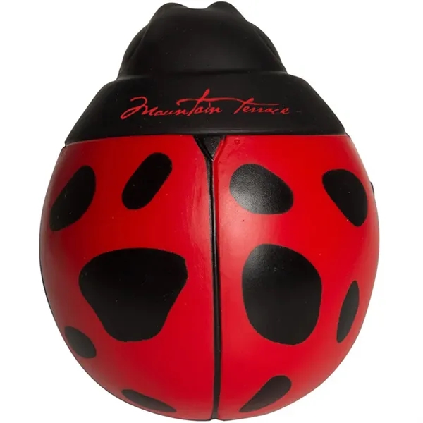 2.75" x 3.25" ladybug shaped stress reliever made of polyurethane foam.... from ASI 34415 Alpi International LTD