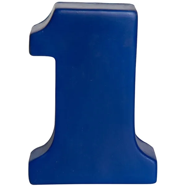 Number 1 shaped stress reliever made of polyurethane foam.... from ASI 34415 Alpi International LTD