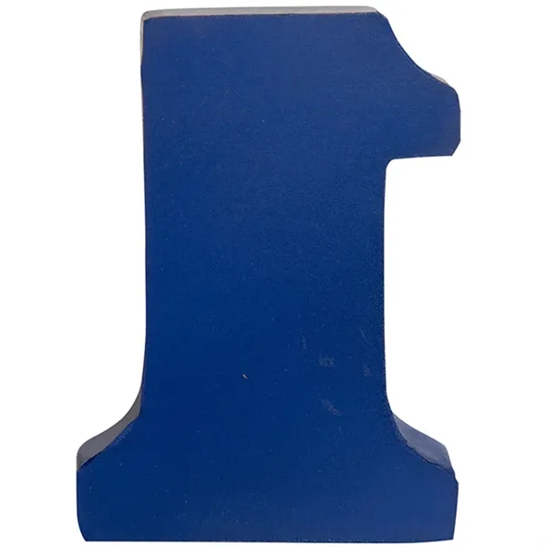 Number 1 shaped stress reliever made of polyurethane foam.... from ASI 34415 Alpi International LTD