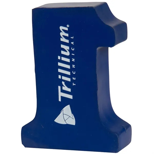 Number 1 shaped stress reliever made of polyurethane foam.... from ASI 34415 Alpi International LTD