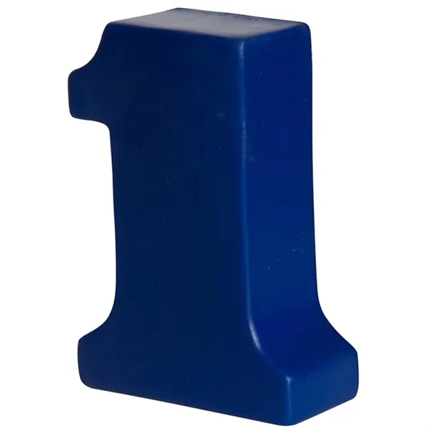 Number 1 shaped stress reliever made of polyurethane foam.... from ASI 34415 Alpi International LTD
