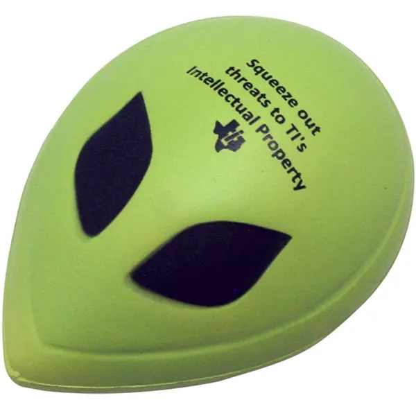 Alien head shaped stress reliever made of polyurethane foam.... from ASI 34415 Alpi International LTD