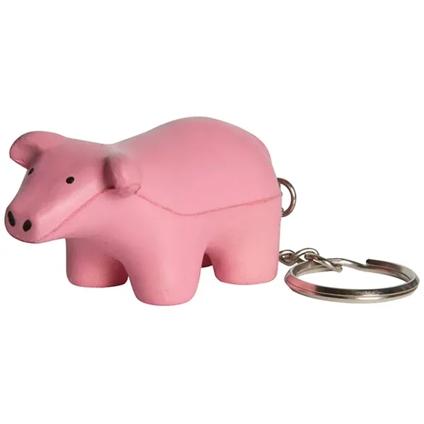 Pig shaped stress reliever with key ring.... from ASI 34415 Alpi International LTD