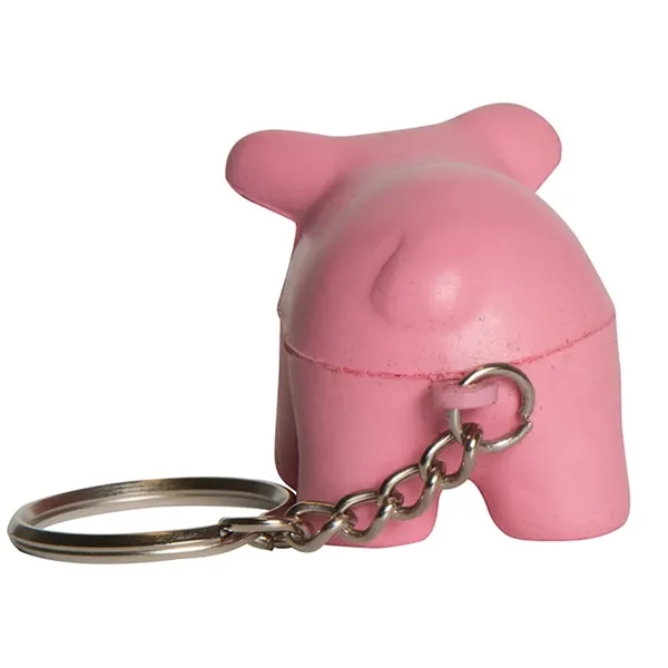 Pig shaped stress reliever with key ring.... from ASI 34415 Alpi International LTD