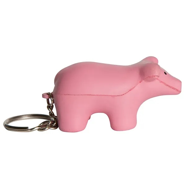 Pig shaped stress reliever with key ring.... from ASI 34415 Alpi International LTD