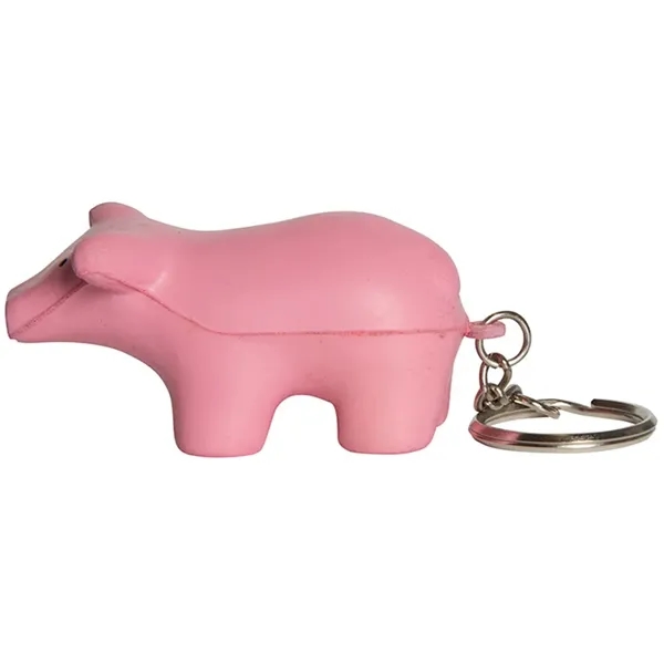 Pig shaped stress reliever with key ring.... from ASI 34415 Alpi International LTD