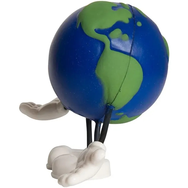 Earth shaped stress reliever with bendable arms and legs.... from ASI 34415 Alpi International LTD