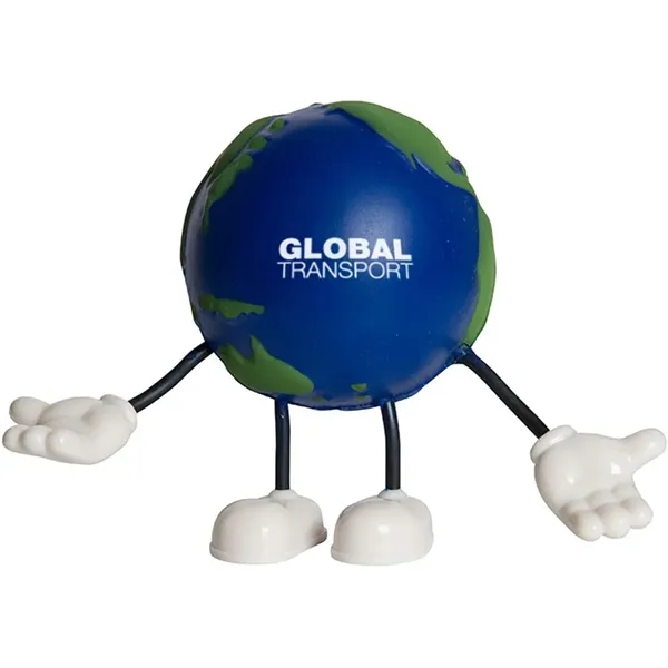 Earth shaped stress reliever with bendable arms and legs.... from ASI 34415 Alpi International LTD