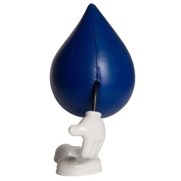 Stress reliever in the shape of a blue water droplet.... from ASI 34415 Alpi International LTD