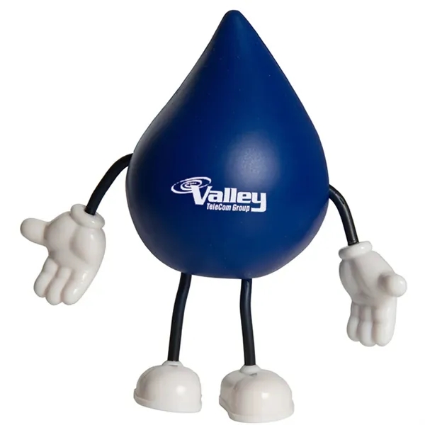 Stress reliever in the shape of a blue water droplet.... from ASI 34415 Alpi International LTD