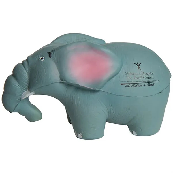 4.5" x 2.25" elephant shaped stress reliever.... from ASI 34415 Alpi International LTD