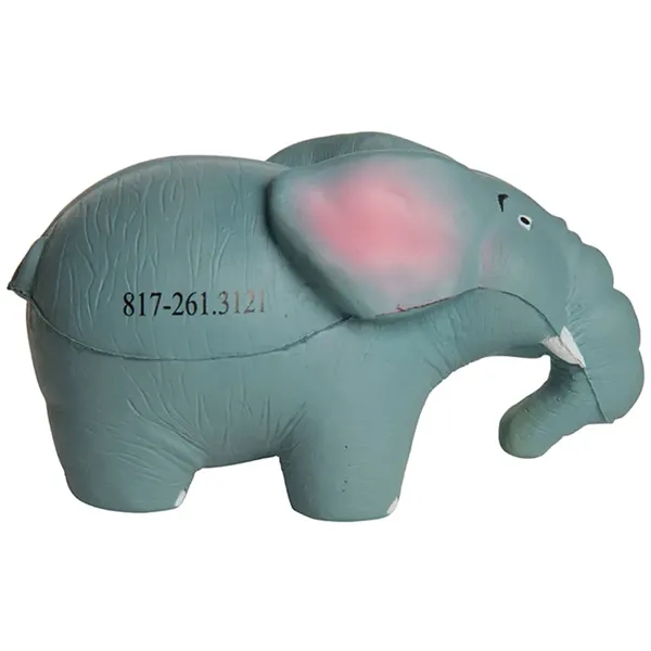 4.5" x 2.25" elephant shaped stress reliever.... from ASI 34415 Alpi International LTD