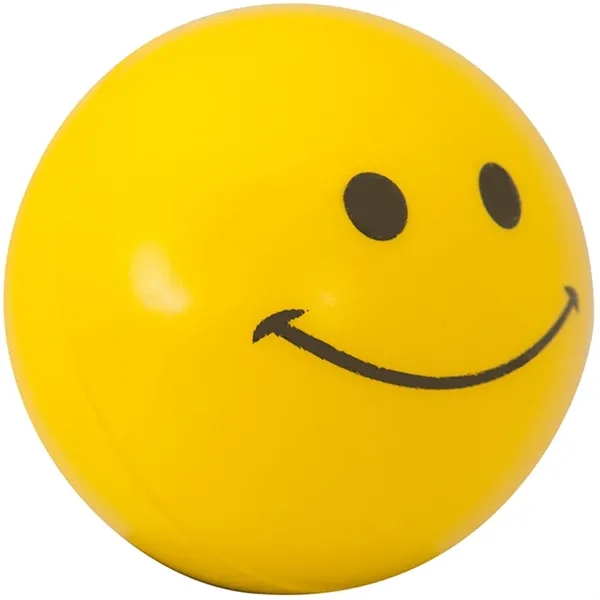 2.75" stress ball with smiley face print.... from ASI 34415 Alpi International LTD