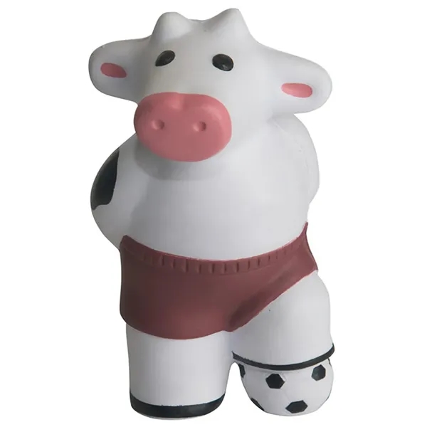 Soccer playing cow stress reliever.... from ASI 34415 Alpi International LTD