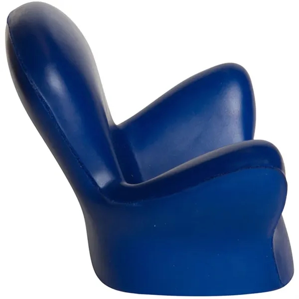 Blue chair shaped stress reliever made.... from ASI 34415 Alpi International LTD