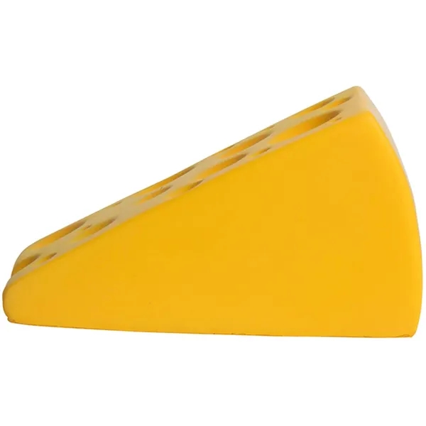 3.25" x 1.75" cheese wedge shaped stress reliever.... from ASI 34415 Alpi International LTD