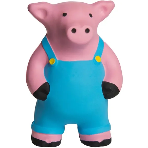 Farmer pig shaped stress reliever.... from ASI 34415 Alpi International LTD