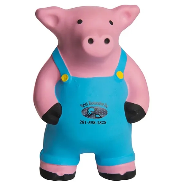 Farmer pig shaped stress reliever.... from ASI 34415 Alpi International LTD