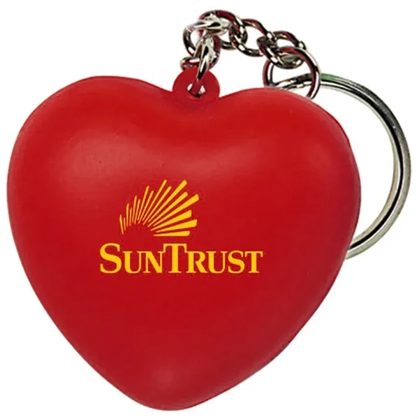 Heart shaped stress reliever with key ring.... from ASI 34415 Alpi International LTD