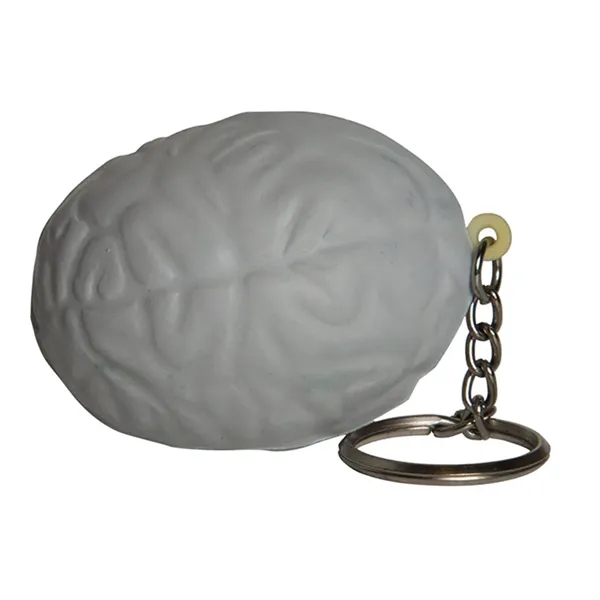 Brain shaped stress reliever with key ring.... from ASI 34415 Alpi International LTD