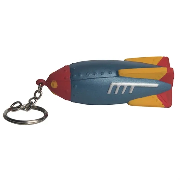 Rocket shaped stress reliever with keyring.... from ASI 34415 Alpi International LTD