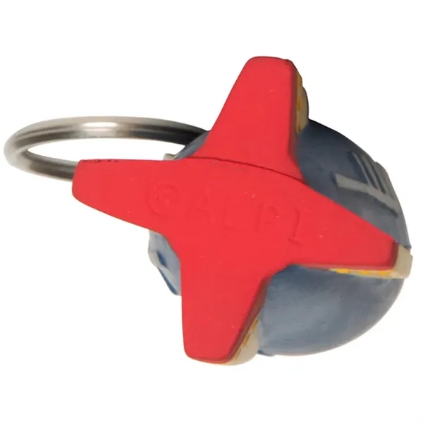 Rocket shaped stress reliever with keyring.... from ASI 34415 Alpi International LTD