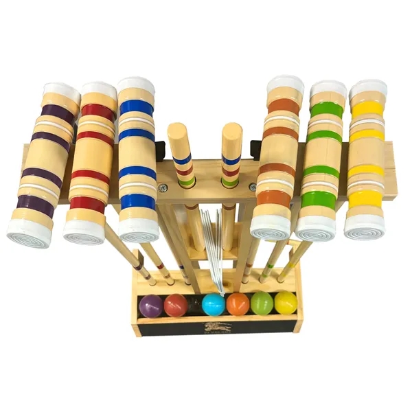 Perfect for outdoor fun, featuring natural wood components and vibrant colored... from ASI 30226 A J J Enterprises