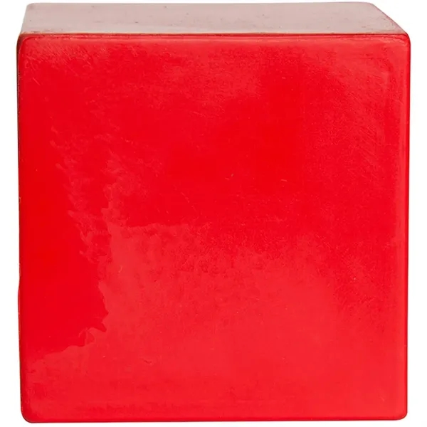 2.5" x 2.5" cube shaped stress reliever.... from ASI 34415 Alpi International LTD