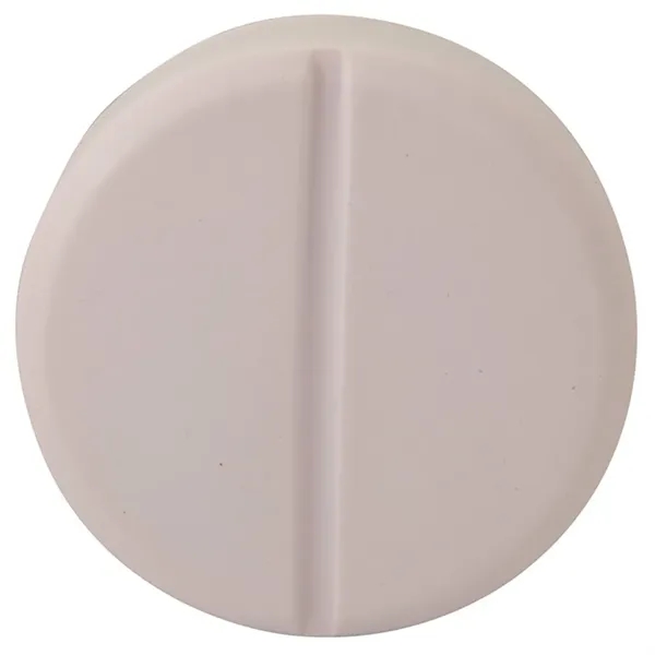 3" white pill shaped stress reliever.... from ASI 34415 Alpi International LTD