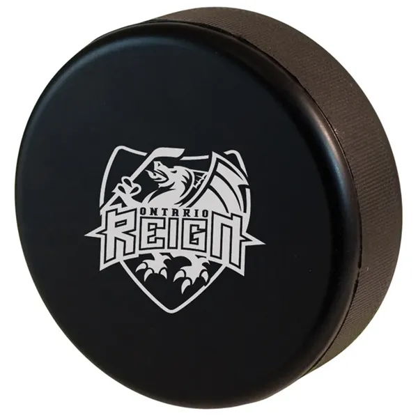 Hockey puck shaped stress reliever.... from ASI 34415 Alpi International LTD