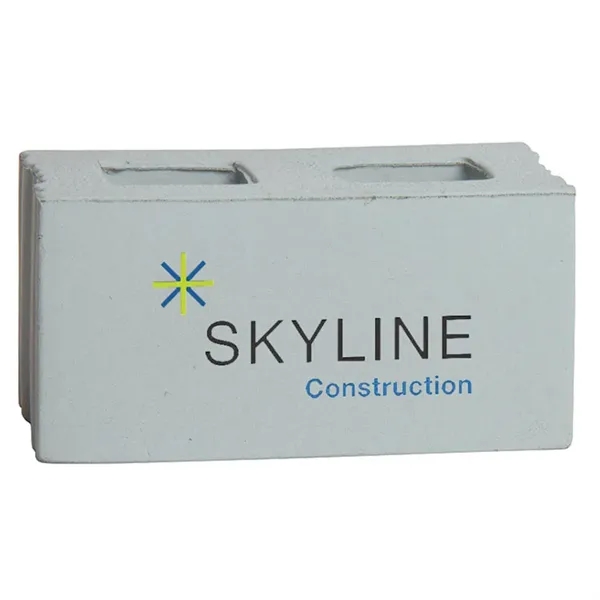 3" x 1.5" concrete block shaped stress reliever.... from ASI 34415 Alpi International LTD