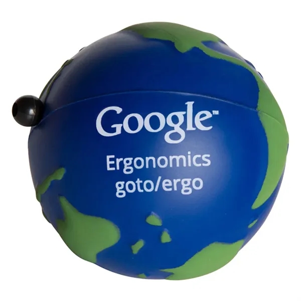 Planet Earth shaped stress ball with vibrating function.... from ASI 34415 Alpi International LTD