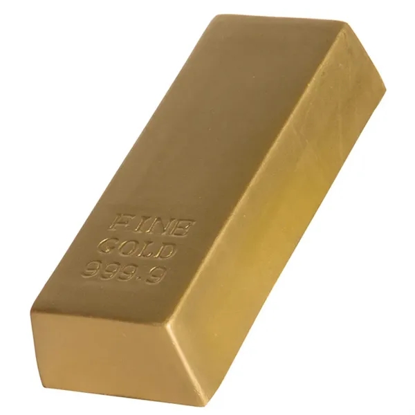 4" x 1.5" gold bar shaped stress reliever.... from ASI 34415 Alpi International LTD