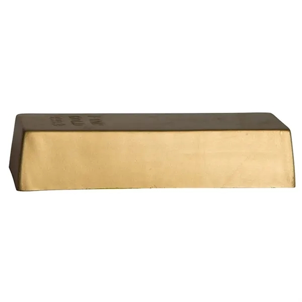 4" x 1.5" gold bar shaped stress reliever.... from ASI 34415 Alpi International LTD