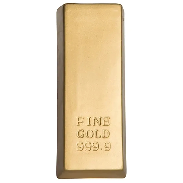 4" x 1.5" gold bar shaped stress reliever.... from ASI 34415 Alpi International LTD