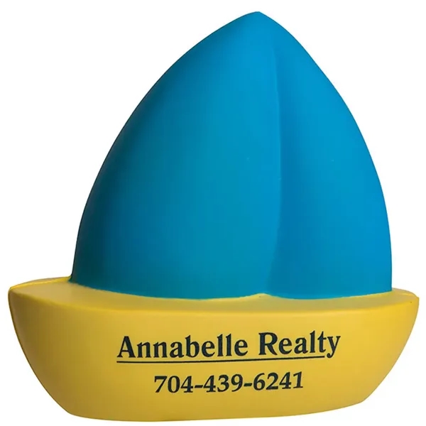 3.75" x 3.5" sailboat-shaped stress reliever.... from ASI 34415 Alpi International LTD