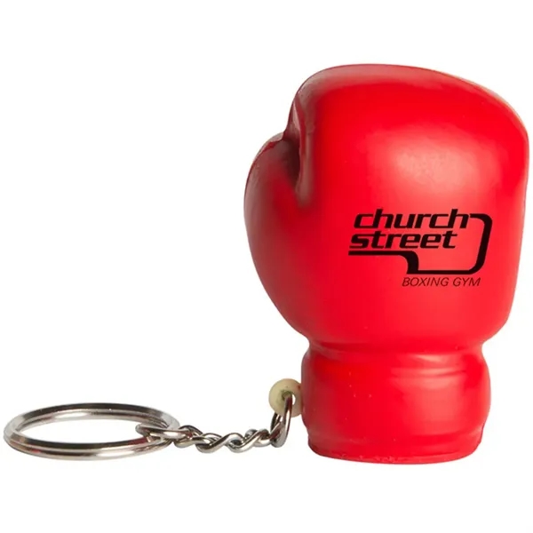 Boxing glove shaped stress reliever with key ring.... from ASI 34415 Alpi International LTD