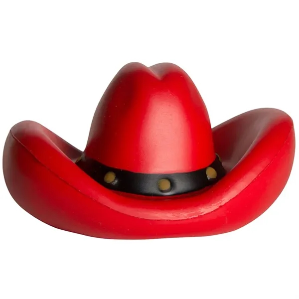 3.5" x 2" cowboy hat shaped stress reliever.... from ASI 34415 Alpi International LTD