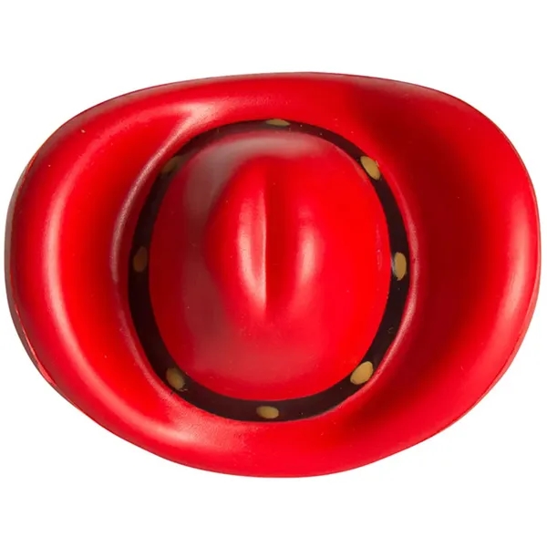 3.5" x 2" cowboy hat shaped stress reliever.... from ASI 34415 Alpi International LTD