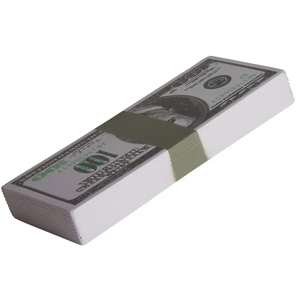 Stack of 100 dollar bill-shaped stress reliever.... from ASI 34415 Alpi International LTD