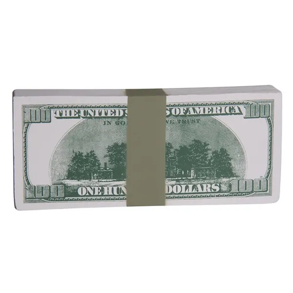 Stack of 100 dollar bill-shaped stress reliever.... from ASI 34415 Alpi International LTD