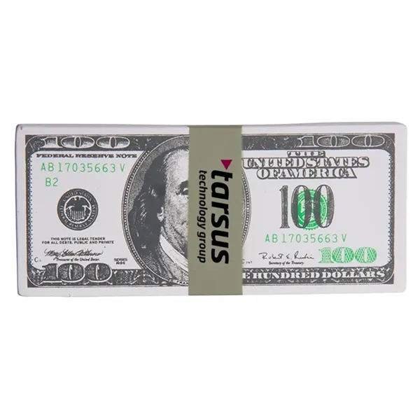 Stack of 100 dollar bill-shaped stress reliever.... from ASI 34415 Alpi International LTD