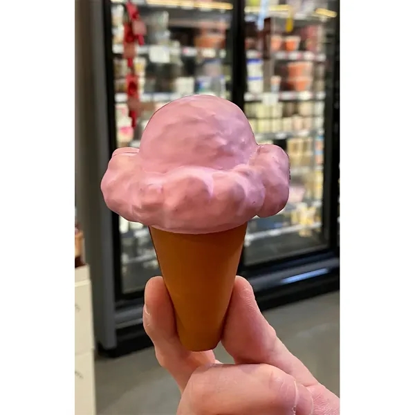 Ice cream cone shaped stress reliever.... from ASI 34415 Alpi International LTD