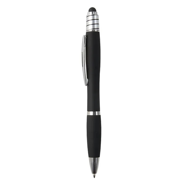Velvet touch spin top stylus pen plus 1 color silkscreen imprint... from ASI 37218 Athena Promo (tm)